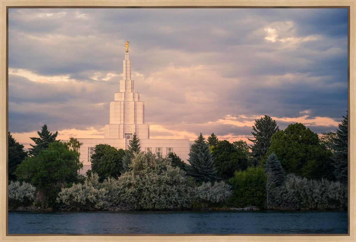 Idaho Falls Temple Eternal Light Gallery Wrap