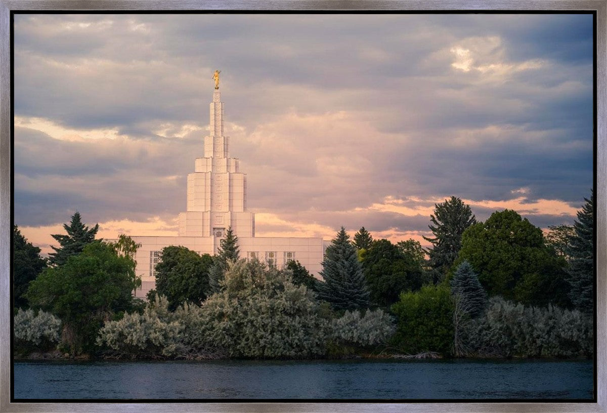 Idaho Falls Temple Eternal Light Gallery Wrap