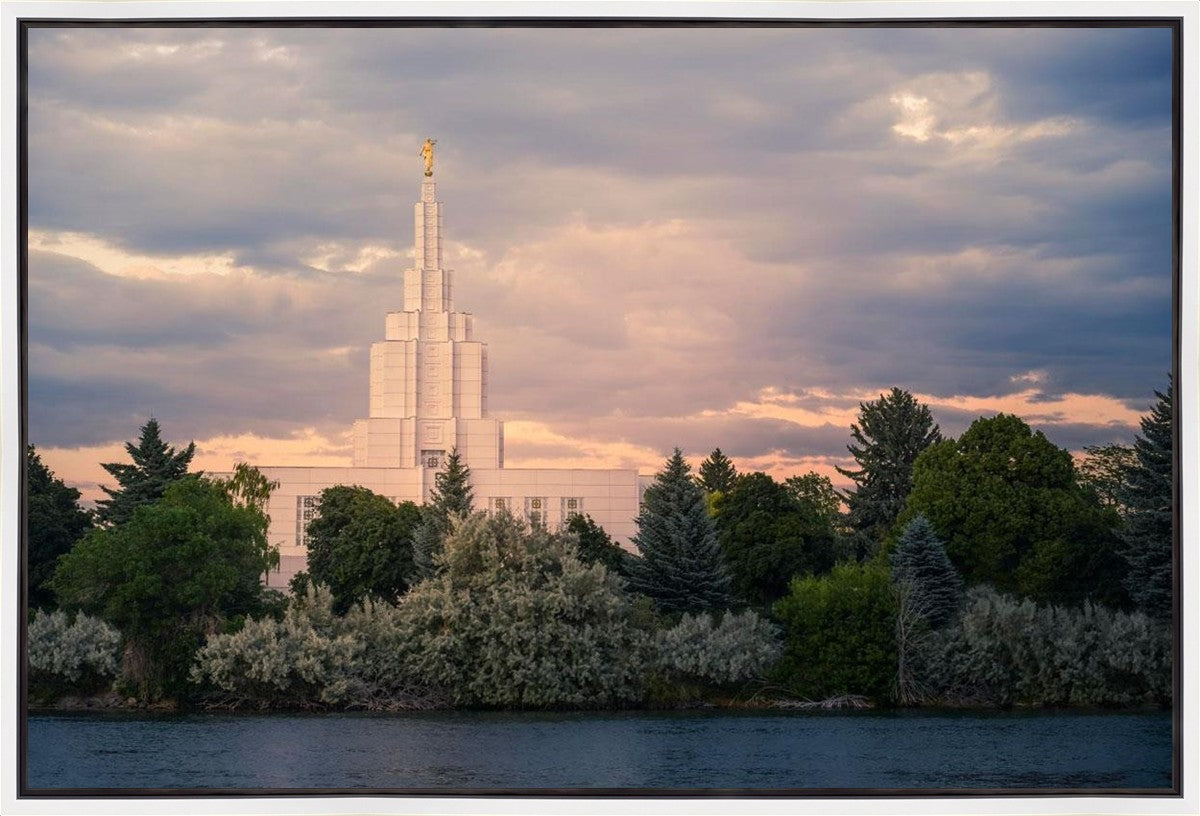 Idaho Falls Temple Eternal Light Gallery Wrap