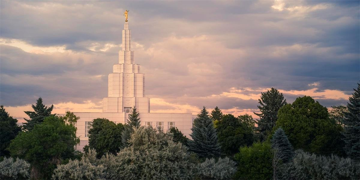 Idaho Falls Temple Eternal Light Gallery Wrap