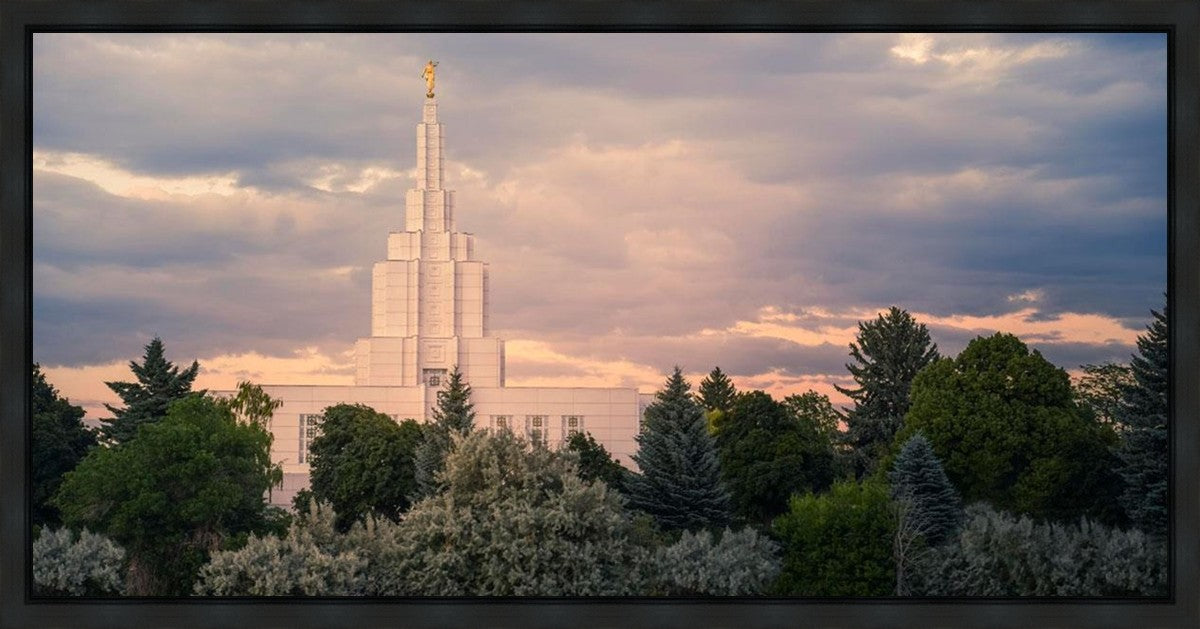 Idaho Falls Temple Eternal Light Gallery Wrap