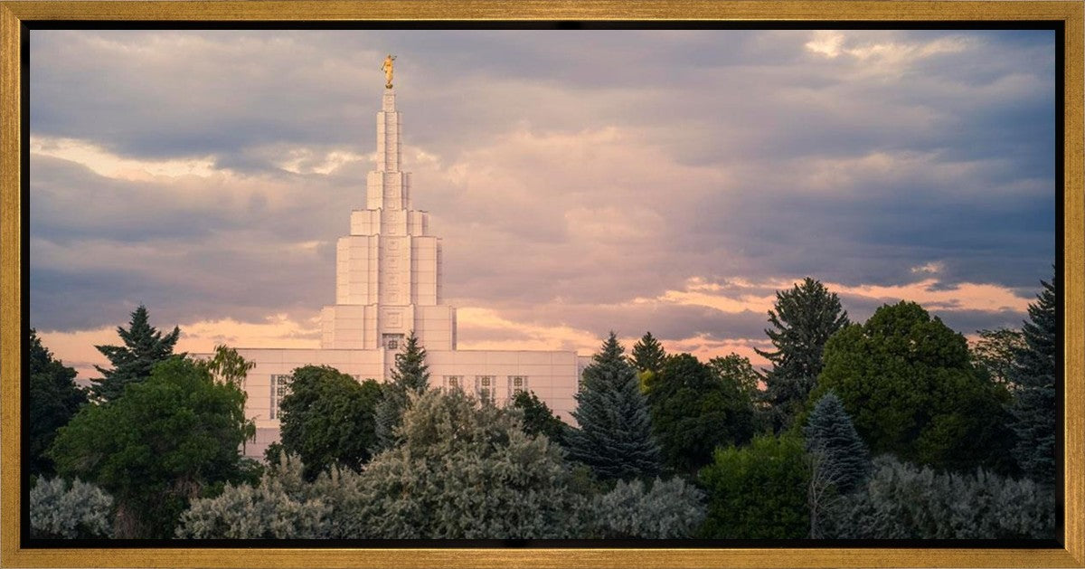 Idaho Falls Temple Eternal Light Gallery Wrap
