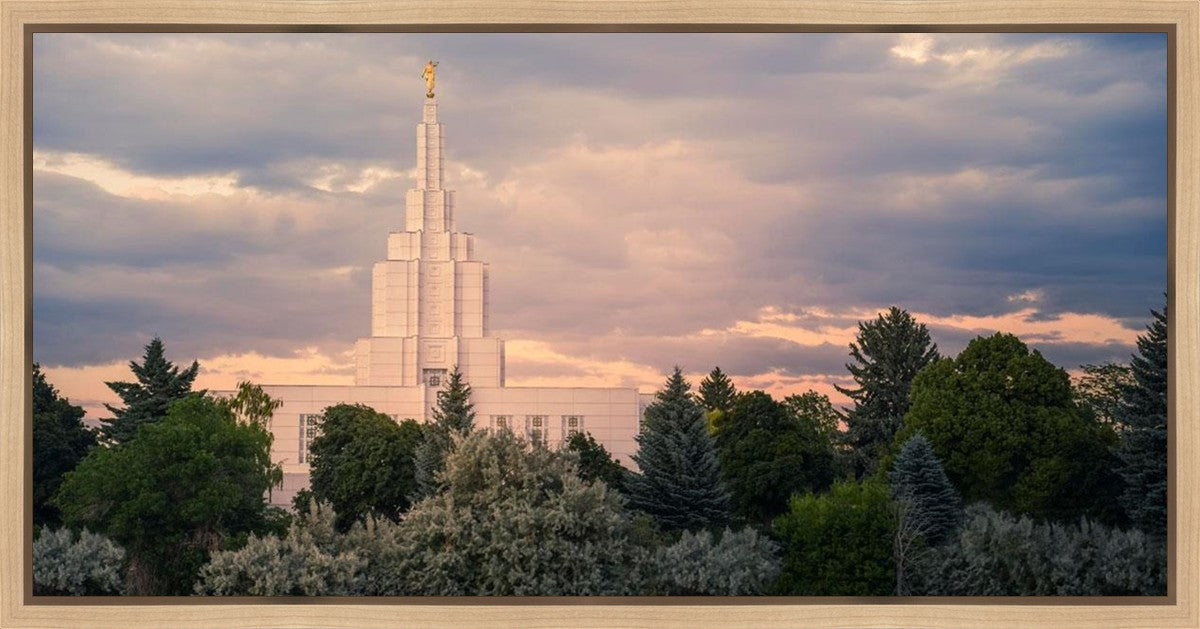Idaho Falls Temple Eternal Light Gallery Wrap
