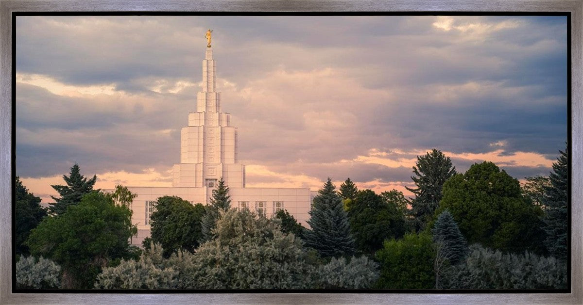 Idaho Falls Temple Eternal Light Gallery Wrap