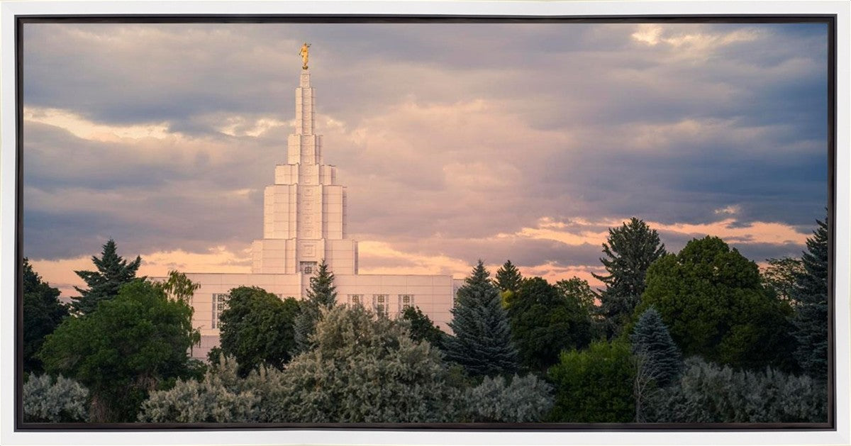Idaho Falls Temple Eternal Light Gallery Wrap