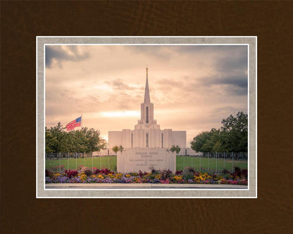 Jordan River Temple Evening Glow