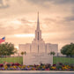 Jordan River Temple Evening Glow