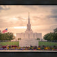 Jordan River Temple Evening Glow
