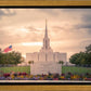 Jordan River Temple Evening Glow