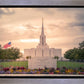 Jordan River Temple Evening Glow