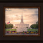 Jordan River Temple Evening Glow