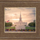 Jordan River Temple Evening Glow