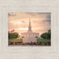 Jordan River Temple Evening Glow