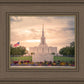 Jordan River Temple Evening Glow