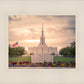 Jordan River Temple Evening Glow