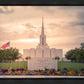 Jordan River Temple Evening Glow