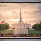 Jordan River Temple Evening Glow