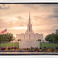 Jordan River Temple Evening Glow