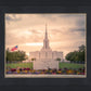 Jordan River Temple Evening Glow