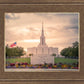 Jordan River Temple Evening Glow