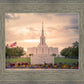 Jordan River Temple Evening Glow