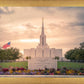 Jordan River Temple Evening Glow