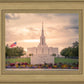 Jordan River Temple Evening Glow