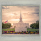 Jordan River Temple Evening Glow