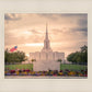 Jordan River Temple Evening Glow