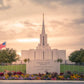 Jordan River Temple Evening Glow
