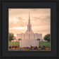 Jordan River Temple Evening Glow