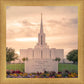 Jordan River Temple Evening Glow