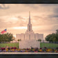 Jordan River Temple Evening Glow