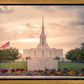 Jordan River Temple Evening Glow