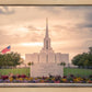 Jordan River Temple Evening Glow