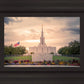 Jordan River Temple Evening Glow