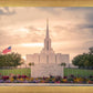 Jordan River Temple Evening Glow