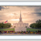 Jordan River Temple Evening Glow