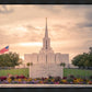 Jordan River Temple Evening Glow