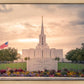 Jordan River Temple Evening Glow