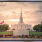 Jordan River Temple Evening Glow