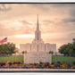 Jordan River Temple Evening Glow