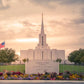 Jordan River Temple Evening Glow