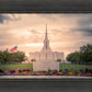 Jordan River Temple Evening Glow