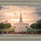 Jordan River Temple Evening Glow