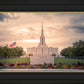 Jordan River Temple Evening Glow