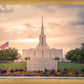 Jordan River Temple Evening Glow