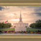 Jordan River Temple Evening Glow