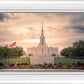 Jordan River Temple Evening Glow