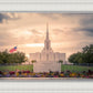 Jordan River Temple Evening Glow